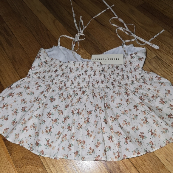 Floral Print Camisole with Bow Accent - Picture 2 of 9